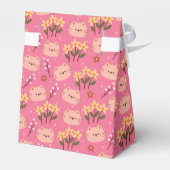 かわいい猫と花 フェイバーボックス (裏面サイド)