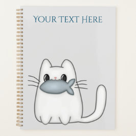 かわいい猫と賞魚付き プランナー手帳