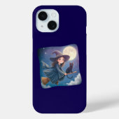 かわいい猫と魔女のiPhone / iPadケース Case-Mate iPhoneケース (裏面)