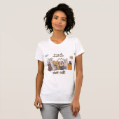 かわいい猫にDoodle|あらゆる生命9匹の猫があるべきです Tシャツ (正面フル)