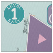 かわいい猫ぬいぐるみ動物裁縫柄名前をカスタムする ファブリック (クローズアップ)