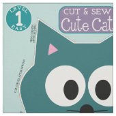 かわいい猫ぬいぐるみ ファブリック (見本)