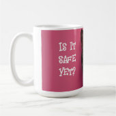 かわいい猫のぞき コーヒーマグカップ (左)