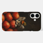かわいい猫のりんご絵を描のイニシャル Case-Mate iPhoneケース (裏面 (横))