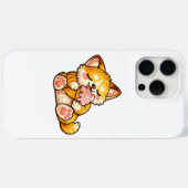 かわいい猫のアイスクリーム Case-Mate iPhoneケース (裏面 (横))