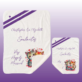 かわいい猫のアニバーサリーギフトを妻に奪われる シェルパブランケット