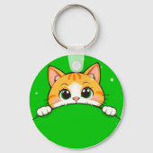 かわいい猫のイラスト キーホルダー (裏面)