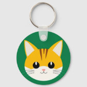 かわいい猫のイラスト キーホルダー (裏面)