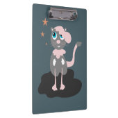 かわいい猫のイラスト 子供 キティ クリップボード (右)