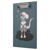 かわいい猫のイラスト 子供 キティ クリップボード (左)