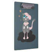 かわいい猫のイラスト 子供 キティ クリップボード (右)