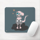 かわいい猫のイラスト 子供 キティ マウスパッド (マウス)