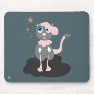 かわいい猫のイラスト 子供 キティ マウスパッド
