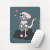 かわいい猫のイラスト 子供 キティ マウスパッド (マウス)