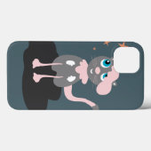 かわいい猫のイラスト 子供 キティ Case-Mate iPhoneケース (裏面 (横))