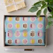 かわいい猫のカップケーキ 薄葉紙 (ギフト)