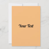 かわいい猫のカップル 招待状 (裏面)