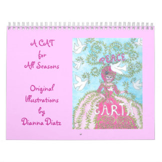 かわいい猫のカレンダー2014年- "すべての季節の猫" カレンダー