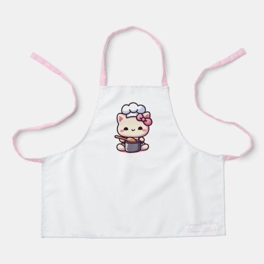 かわいい猫のキッチンエプロン エプロン (正面)