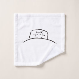 かわいい猫のキッチン雑貨 ウォッシュタオル