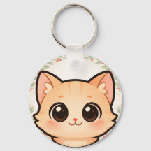 かわいい猫のキーチェーン
