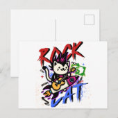 かわいい猫のギフト ポストカード (正面/裏面)