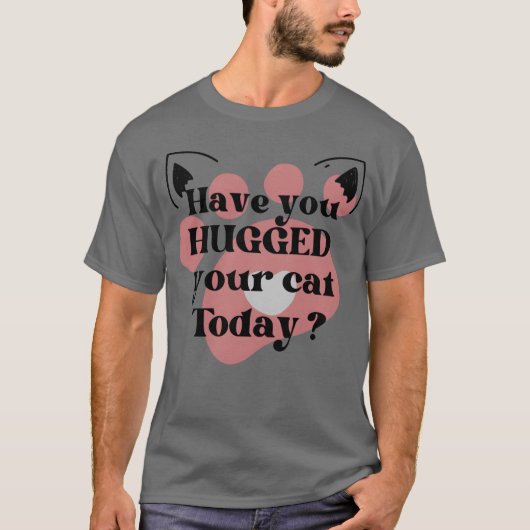 かわいい猫のギフト Tシャツ (正面)
