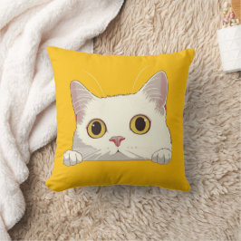 かわいい猫のクッション 猫好きさんへのプレゼントにも クッション