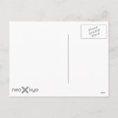 かわいい猫のクリスマスの郵便はがき シーズンポストカード (裏面)