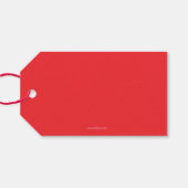 かわいい猫のクリスマス ギフトタグ (裏面横)