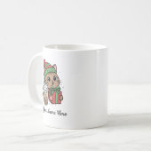 かわいい猫のクリスマス コーヒーマグ コーヒーマグカップ (正面左)