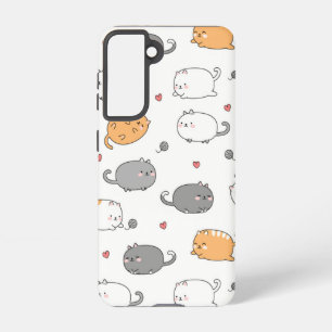 かわいい猫のケース – 愛玩動物用のかわいいプレゼント SAMSUNG GALAXY S21ケース