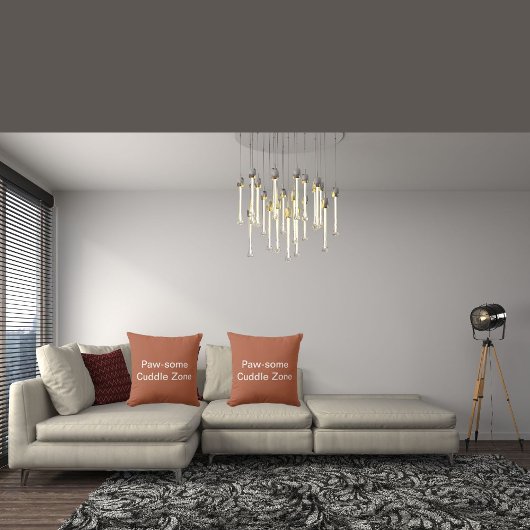 かわいい猫のコーヒパーソナライズされたー クッション