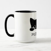 かわいい猫のコーヒーマグカップ マグカップ (左)