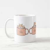 かわいい猫のコーヒーマグ | 愛猫家のギフト コーヒーマグカップ (左)