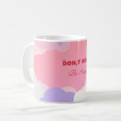 かわいい猫のコーヒーマグ|「Don't Worry Be Happy」 コーヒーマグカップ (正面左)