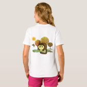 かわいい猫のジェリービーンズ スイートツリー ベビーTシャツ (裏面フル)