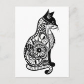 かわいい猫のスケッチII小 ポストカード (正面)
