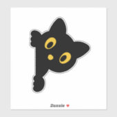 かわいい猫のステッカー - 愛らしいデザイン シール (シート)