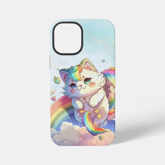 かわいい猫のスマホケース iPhoneケース (裏面)