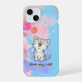 かわいい猫のスマホケース iPhone 15ケース