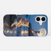 かわいい猫のスマホケース iPhone 16ケース (裏面横)