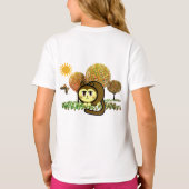 かわいい猫のゼリービーンズ スイートツリー ベビーTシャツ (裏面)