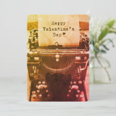 かわいい猫のタイプのハッピーバレンタインデー、色- シーズンカード (スタンド正面)