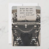 かわいい猫のタイプのバレンタインの詩- シーズンカード (正面)