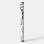 かわいい猫のタピオカティー iPhoneケース (左側面)
