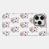かわいい猫のタピオカ iPhoneケース (裏面横)