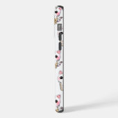 かわいい猫のタピオカ iPhoneケース (左側面)
