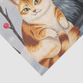 かわいい猫のティッシュペーパー 薄葉紙 (詳細)
