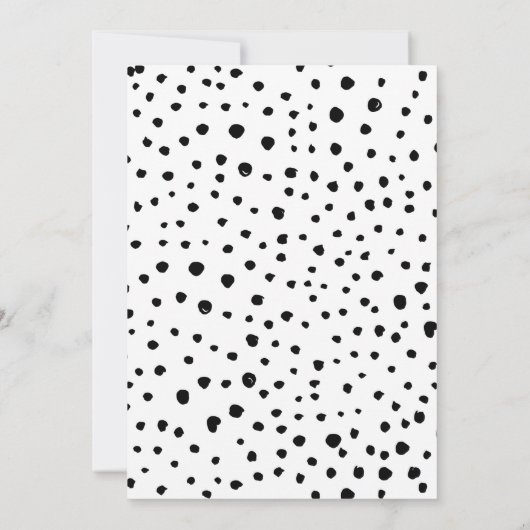 かわいい猫のテーマのパーティの招待状 招待状 (裏面)